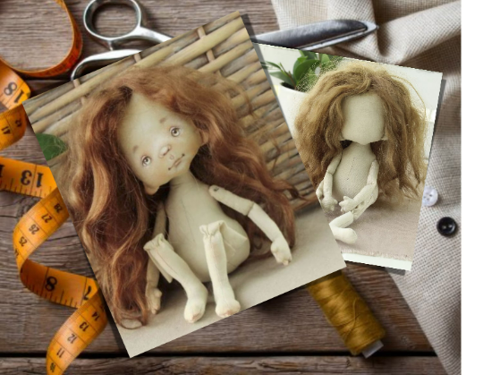 Rag doll pattern 8"