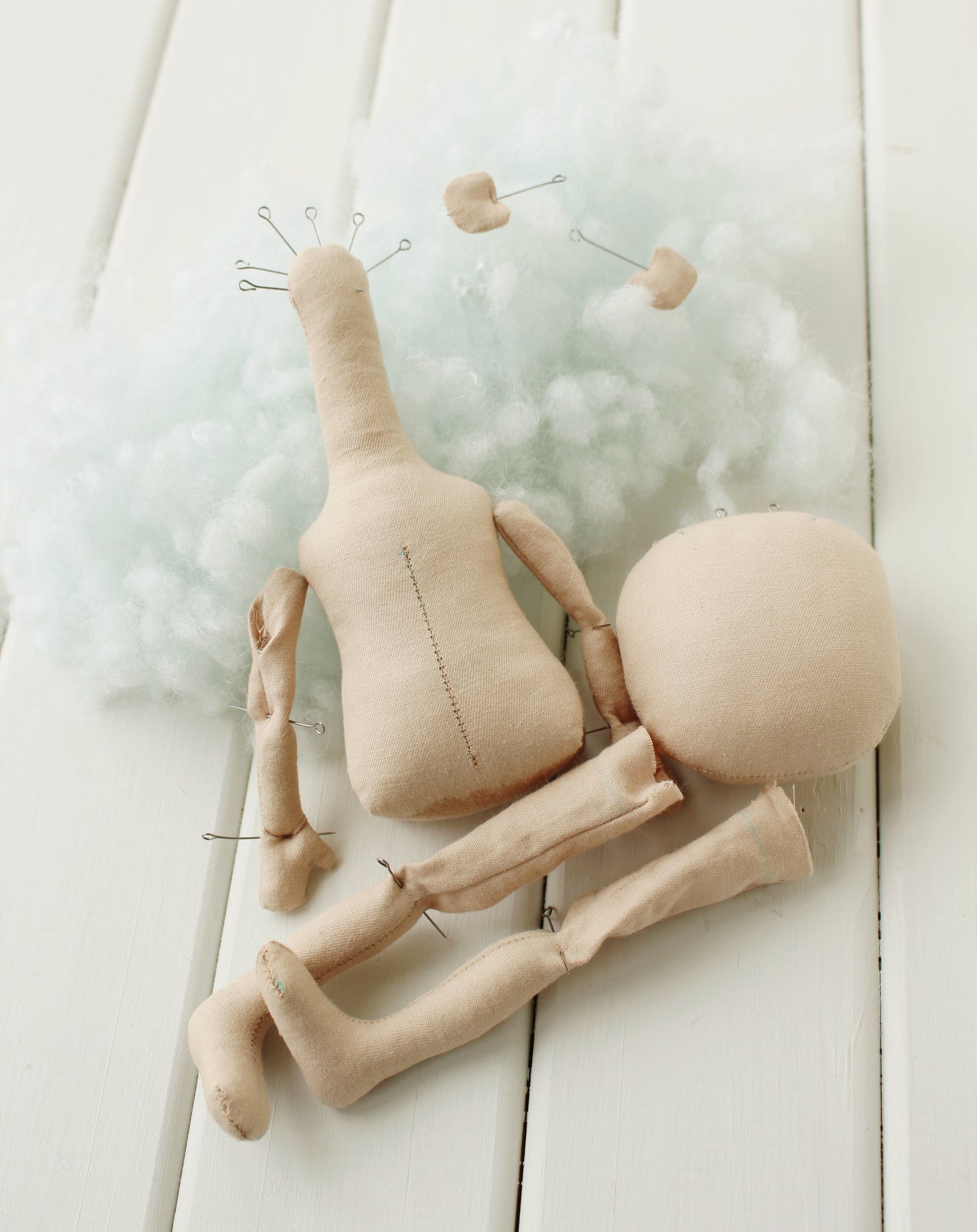 Rag doll pattern, doll bodies 9″