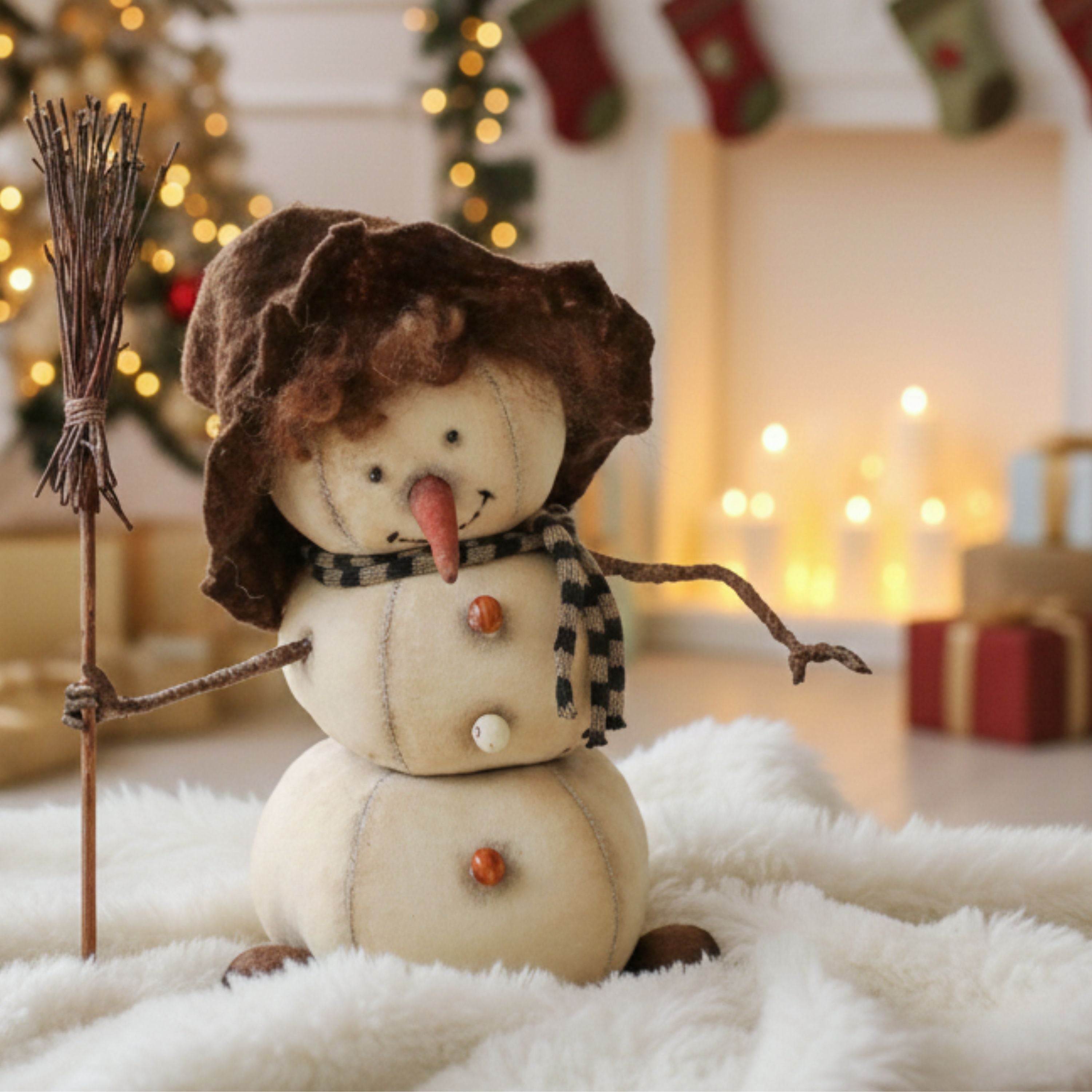 Christmas Snowman doll pattern