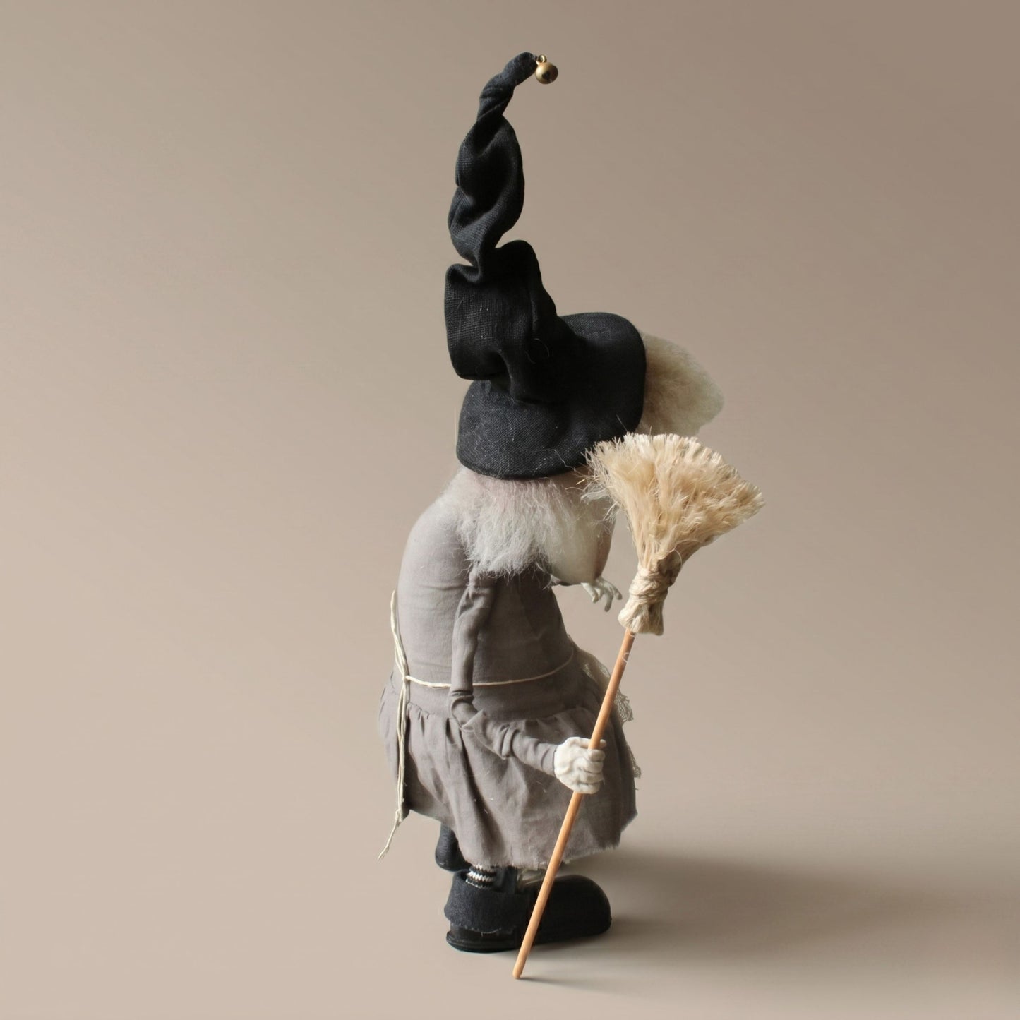 Cute Creepy Witch Doll for Good Luck, Haunted Primitive Art Doll