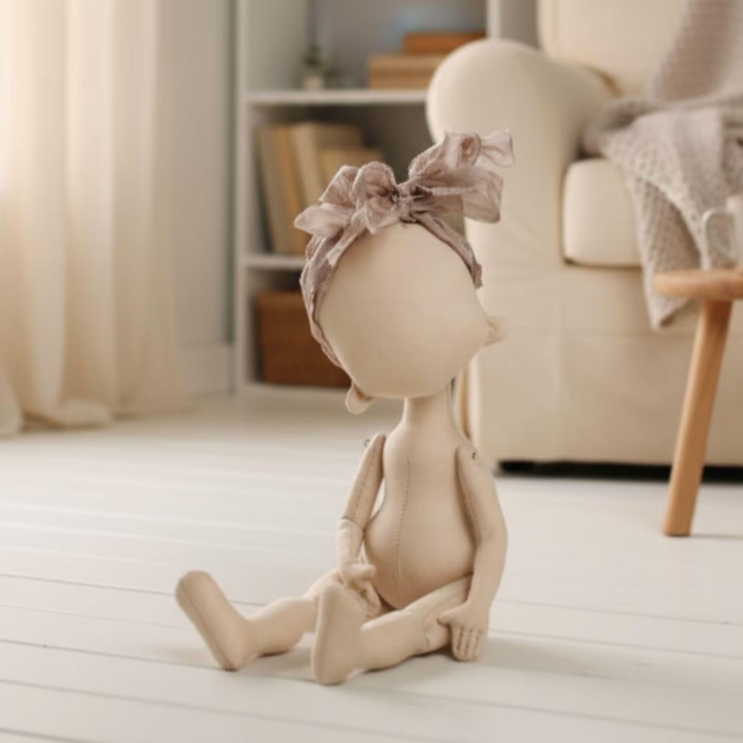 Cloth doll pattern PDF 9"