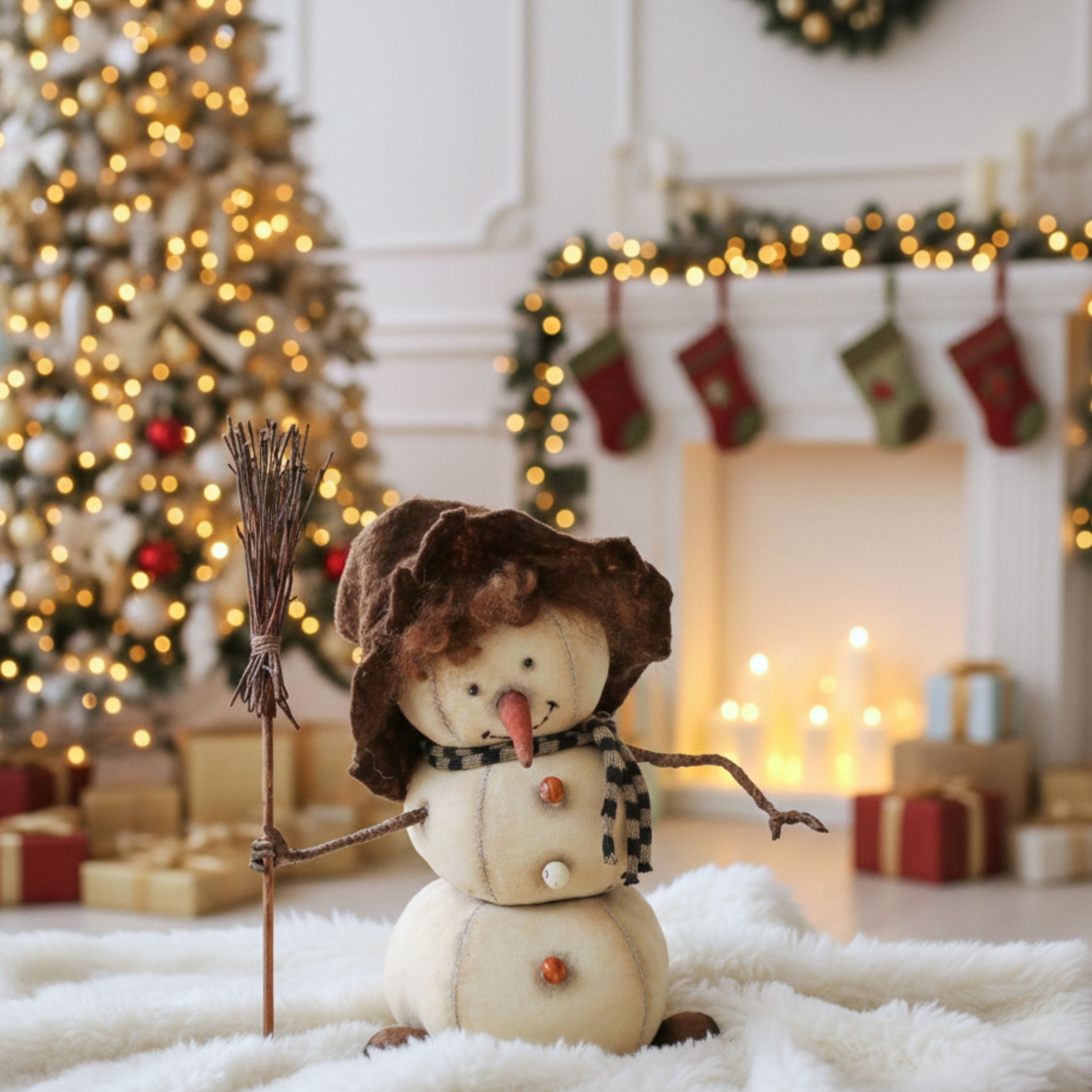 Christmas Snowman doll pattern