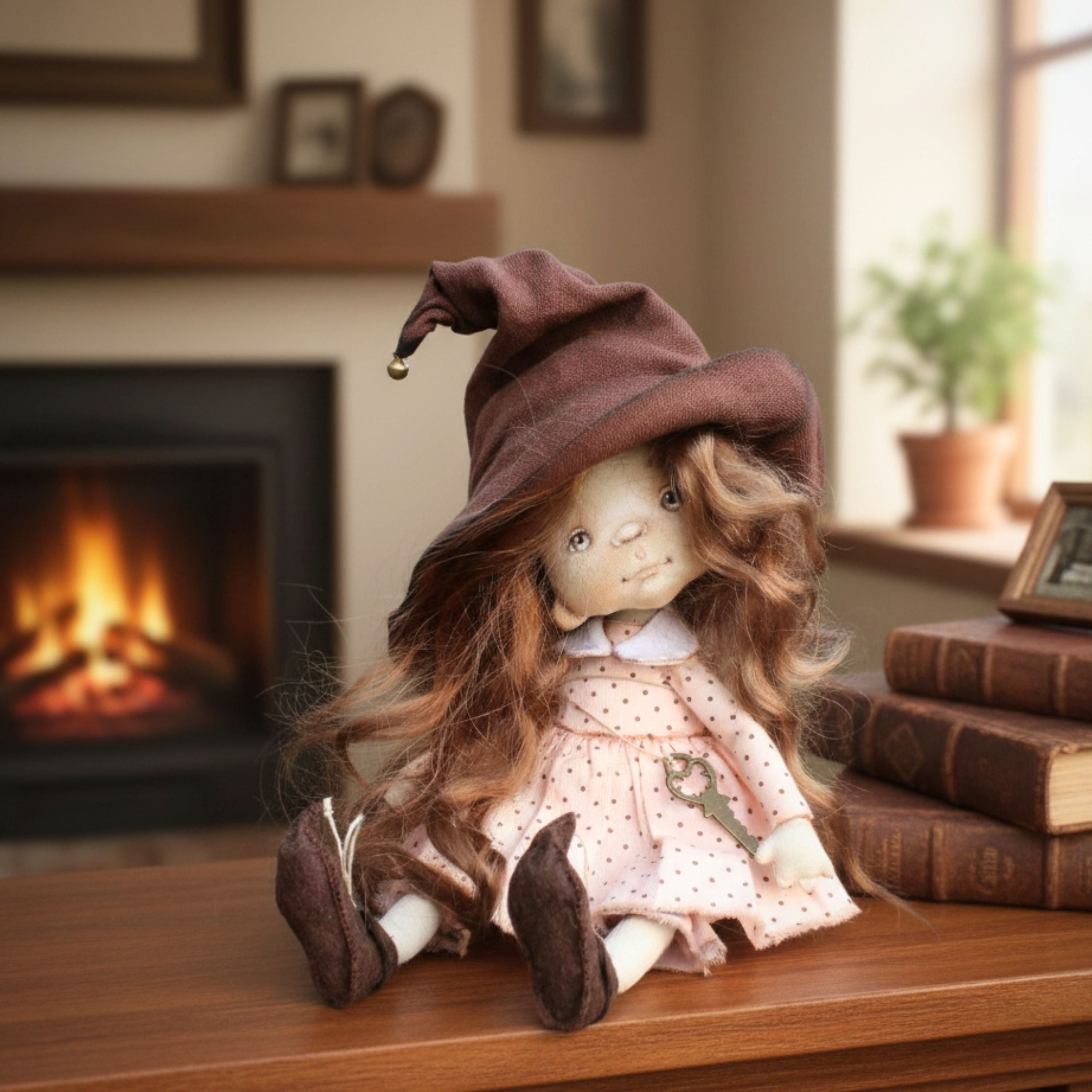 Handmade Cute Witch Doll Sewing Pattern PDF