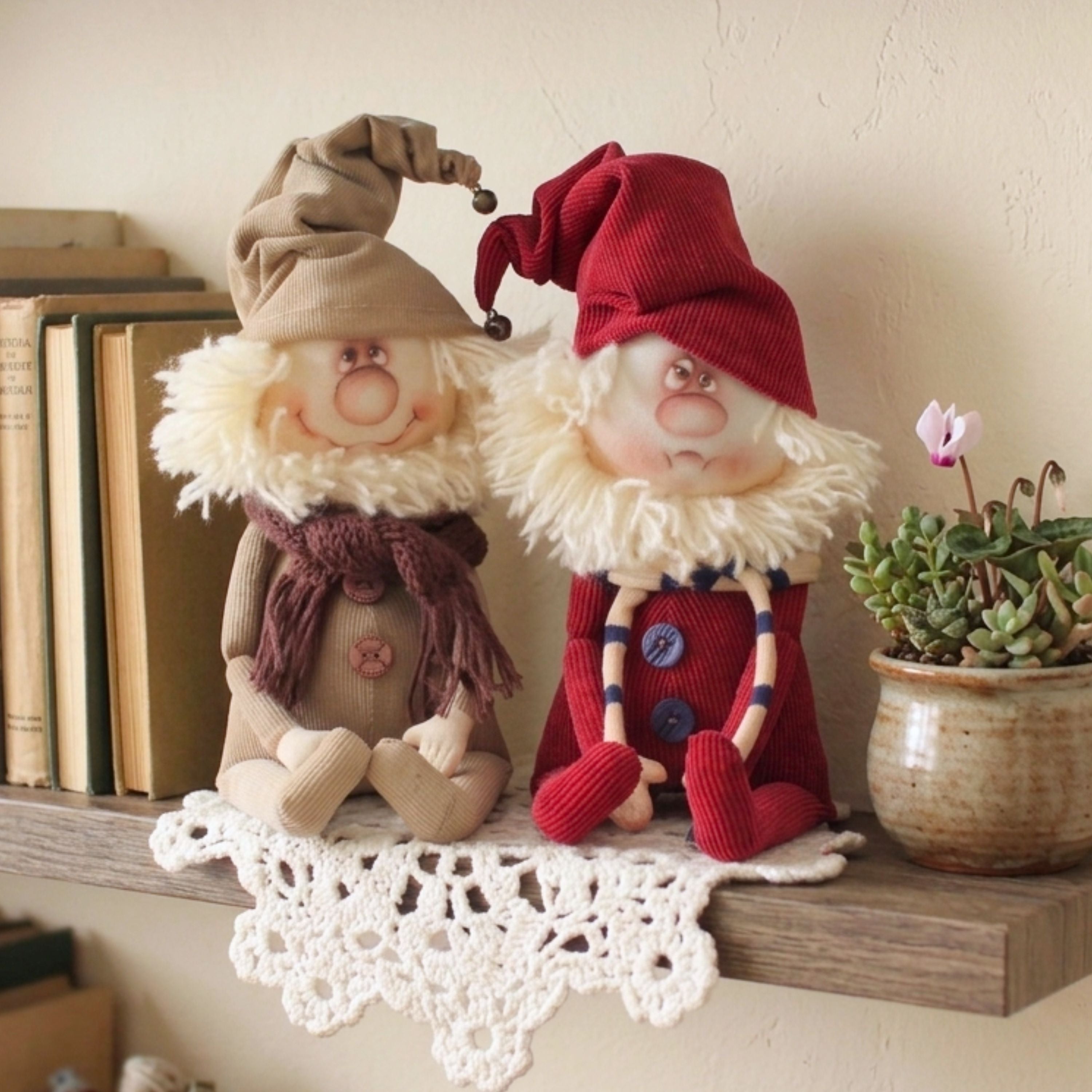 Christmas Gnome Sewing Patterns PDF for Happy and Sad Gnomes