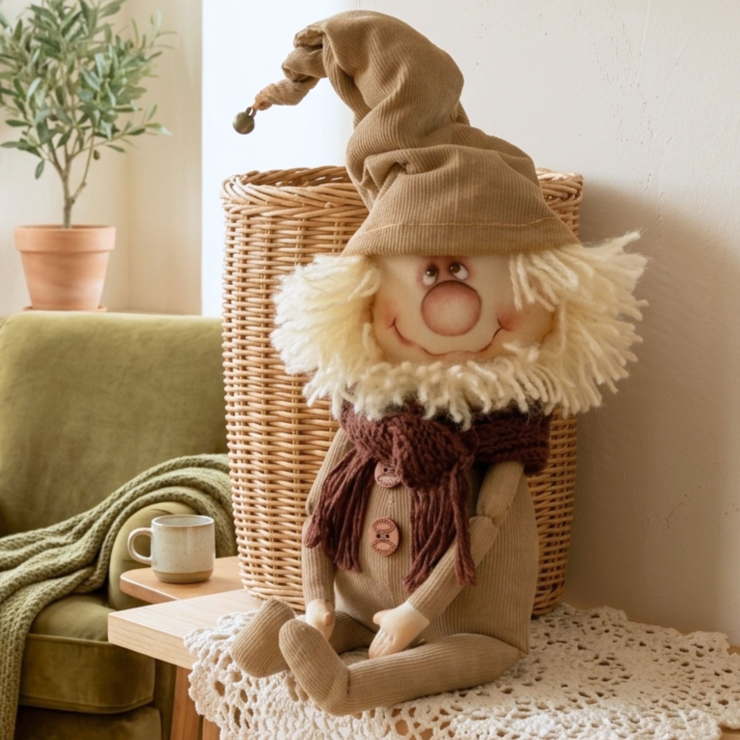 Christmas Gnome Sewing Patterns PDF for Happy and Sad Gnomes