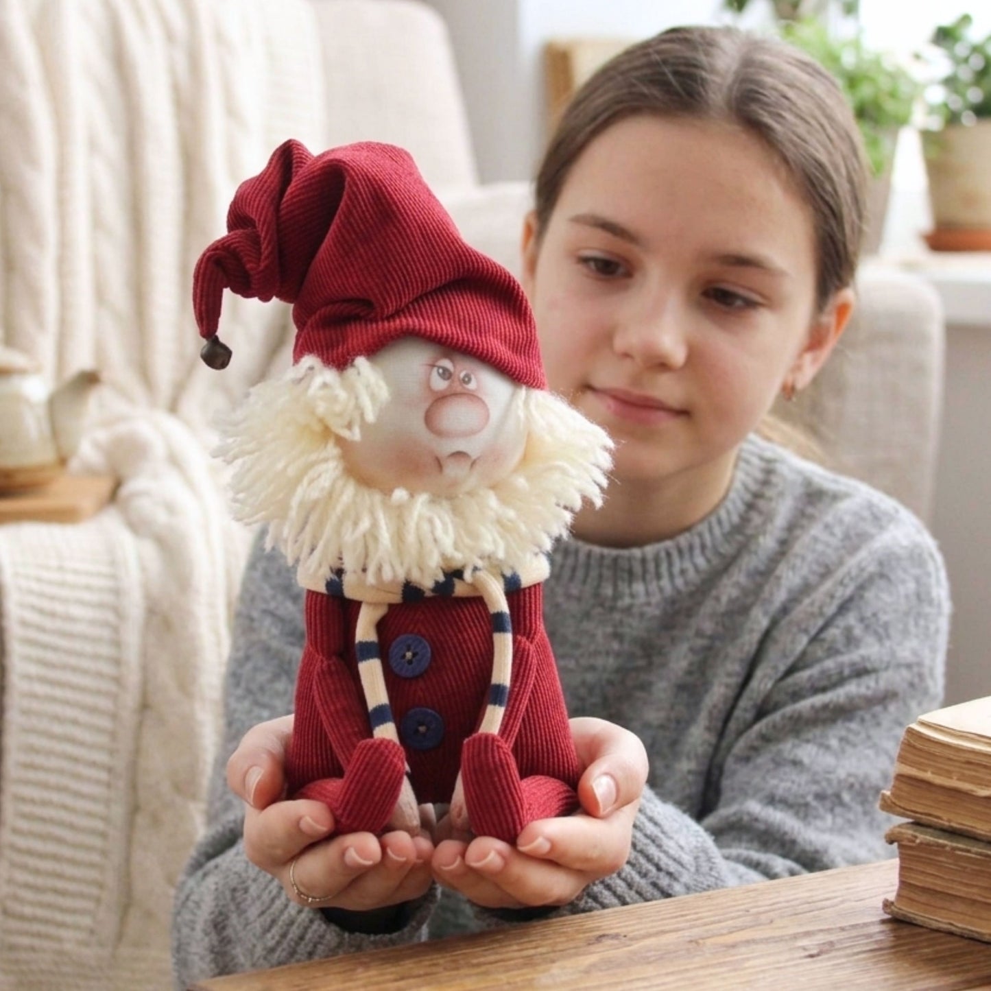 Christmas Gnome Sewing Patterns PDF for Happy and Sad Gnomes