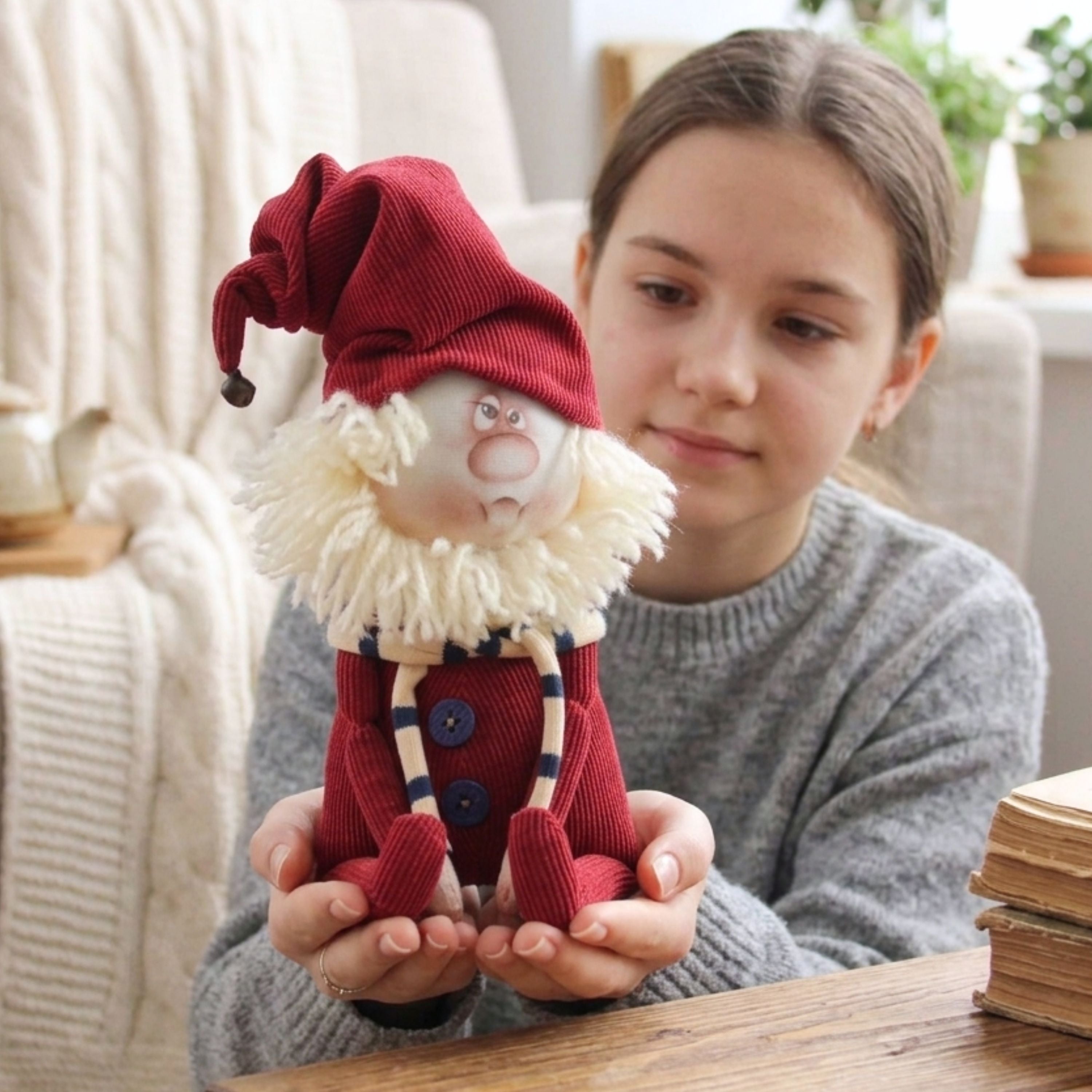 Christmas Gnome Sewing Patterns PDF for Happy and Sad Gnomes