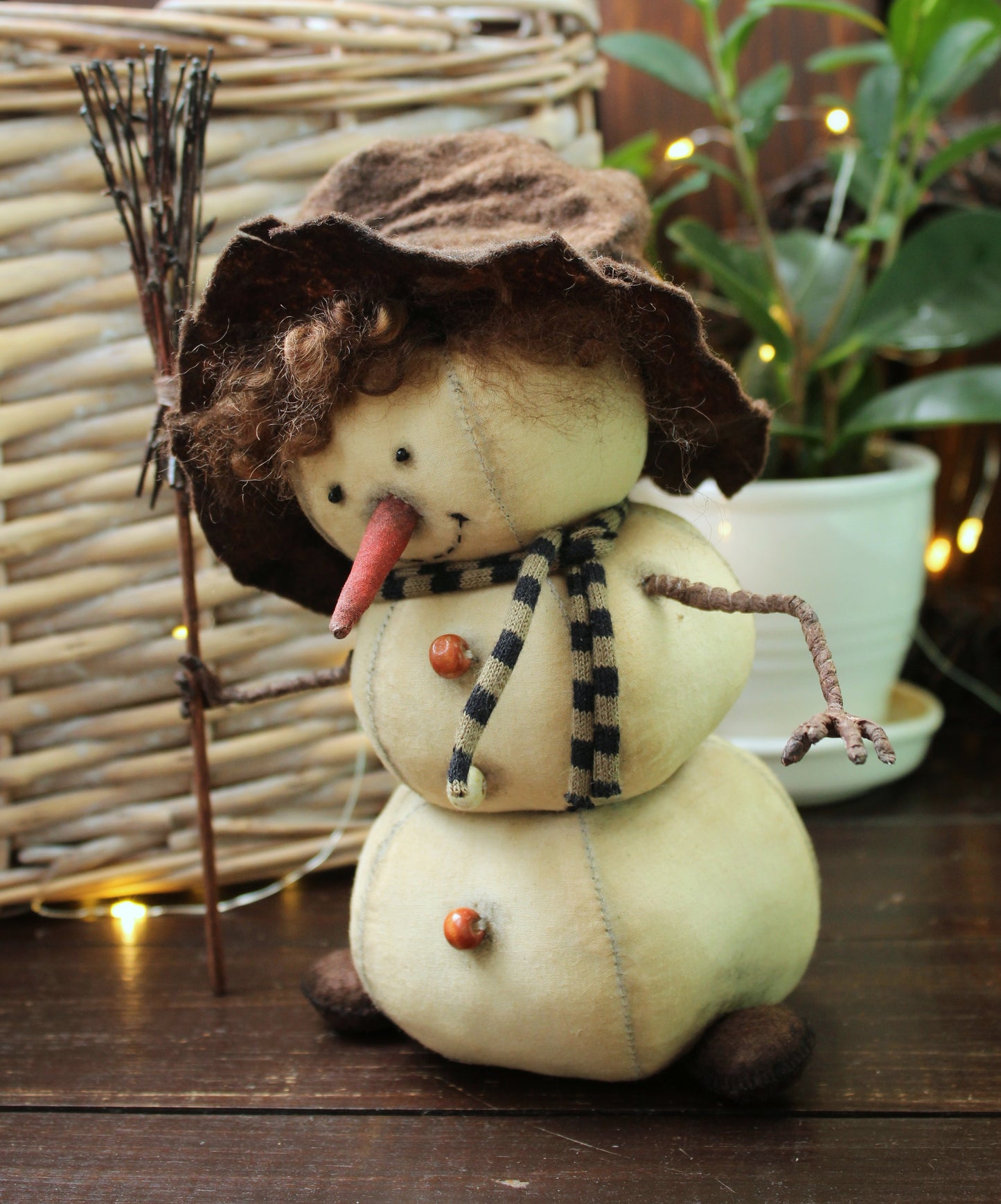 Christmas Snowman doll pattern