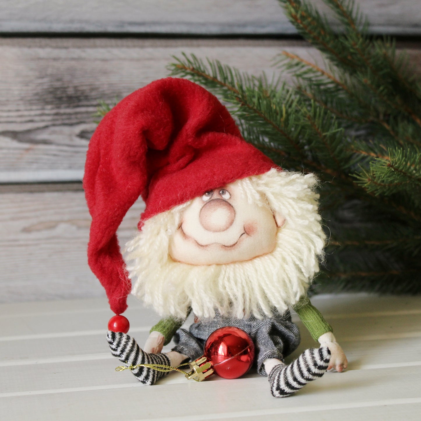 Handcrafted Christmas Gnome Ornaments