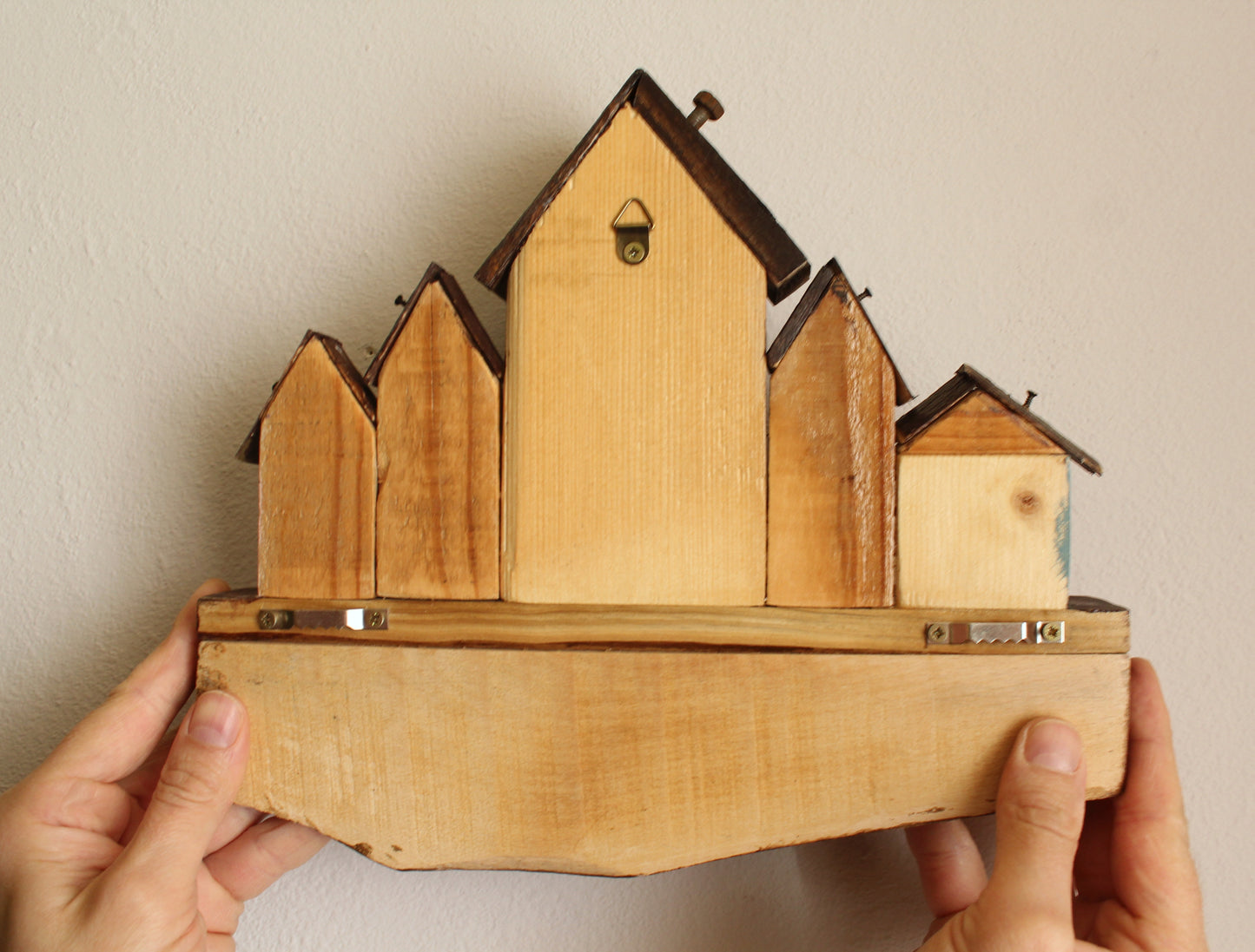 Key holder for wall, Wooden Houses