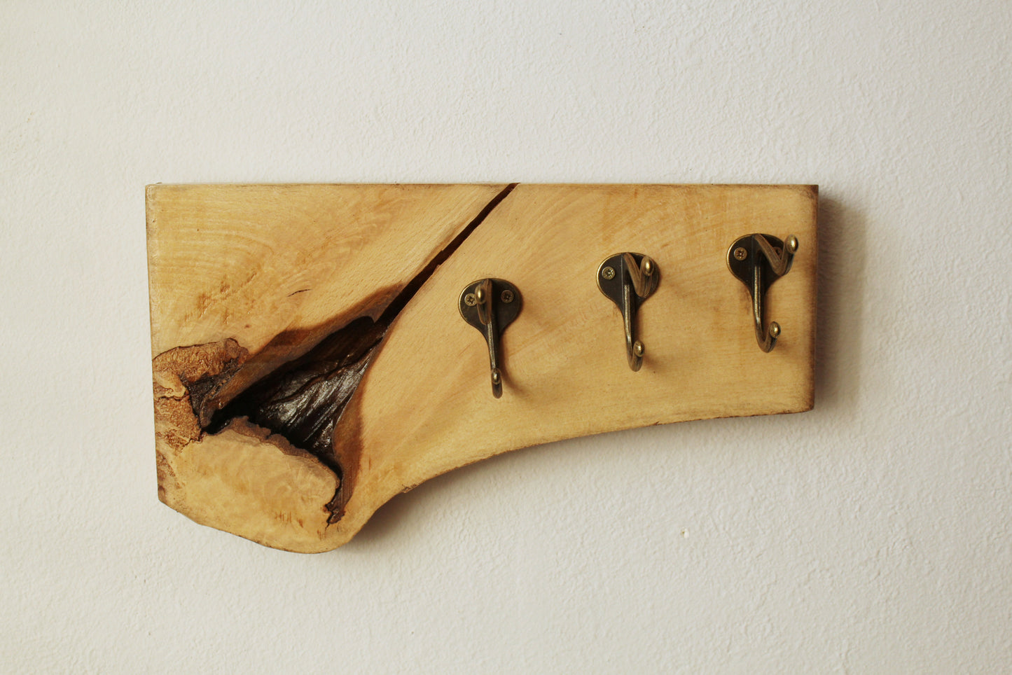 Coat hook, key holder for wall, entryway organizer