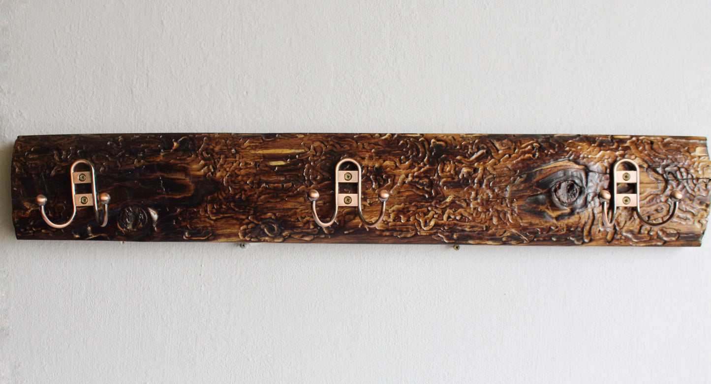 Coat Rack Wall Mount, Coat Hooks for Wall, Rustic Coat Rack