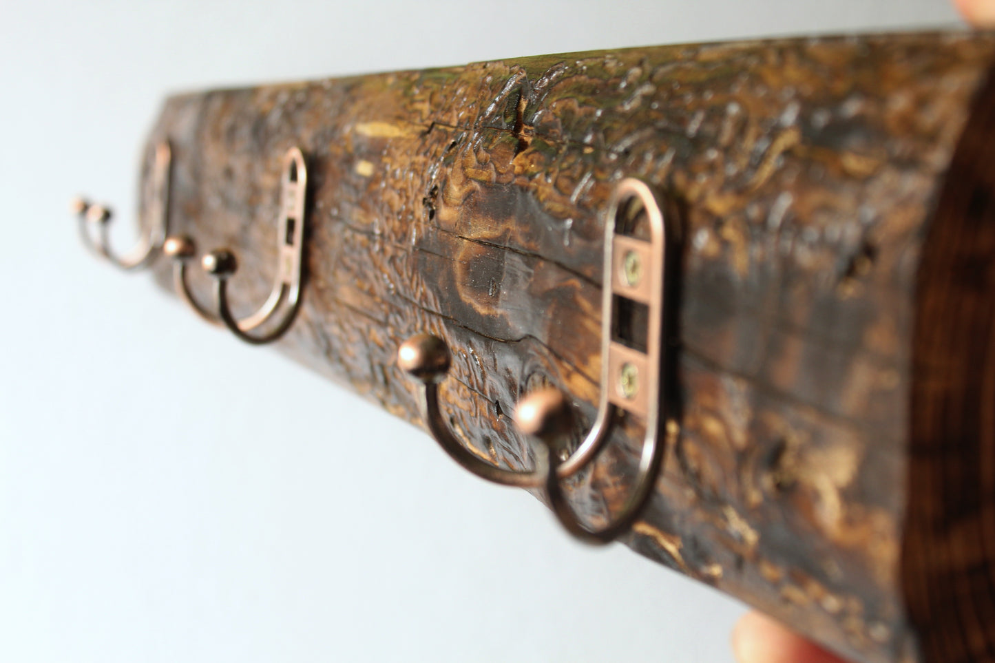 Coat Rack Wall Mount, Coat Hooks for Wall, Rustic Coat Rack