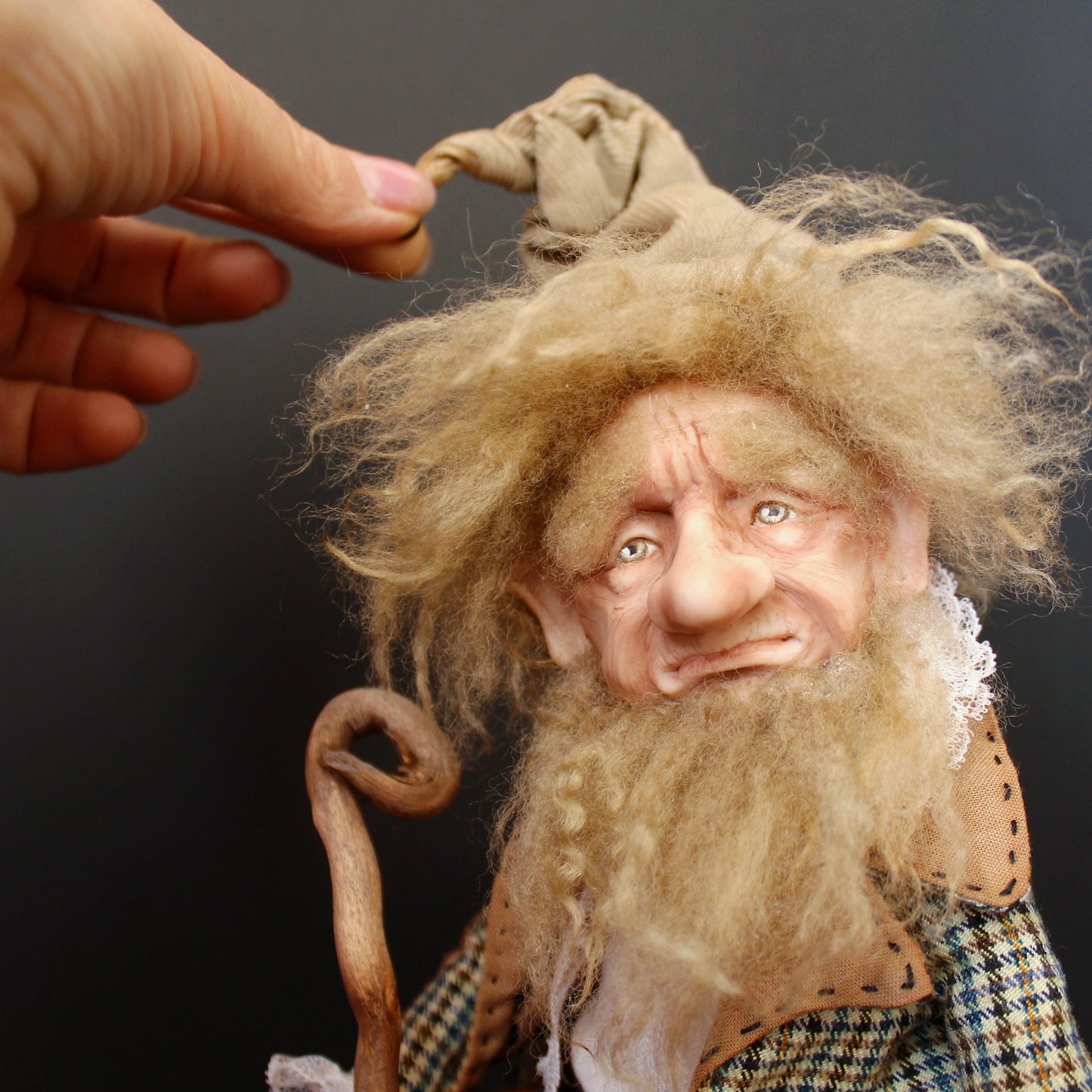 Gnome ooak art doll