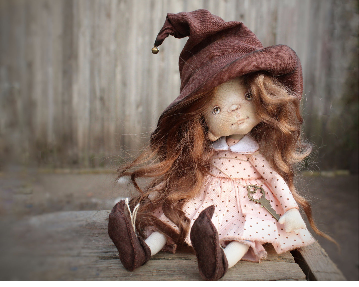 Handmade Cute Witch Doll Sewing Pattern PDF