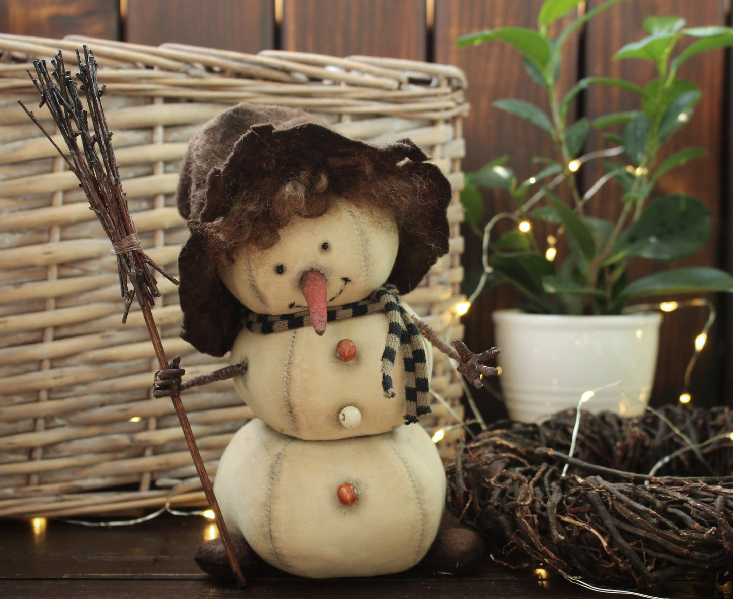 Christmas Snowman doll pattern